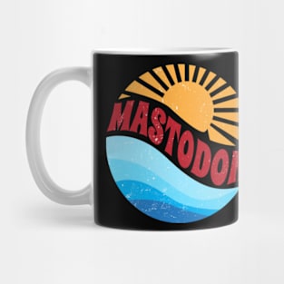 Mastodon Proud To Be Thanksgiving Name Birthday Style Mug